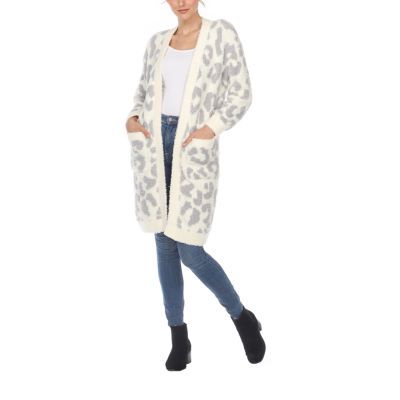 White Mark Midweight Womens Faux Fur Coat