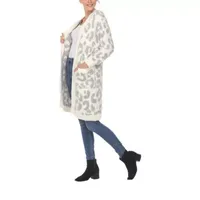 White Mark Midweight Faux Fur Coat