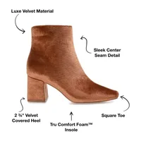 Journee Collection Womens Hazara Block Heel Booties