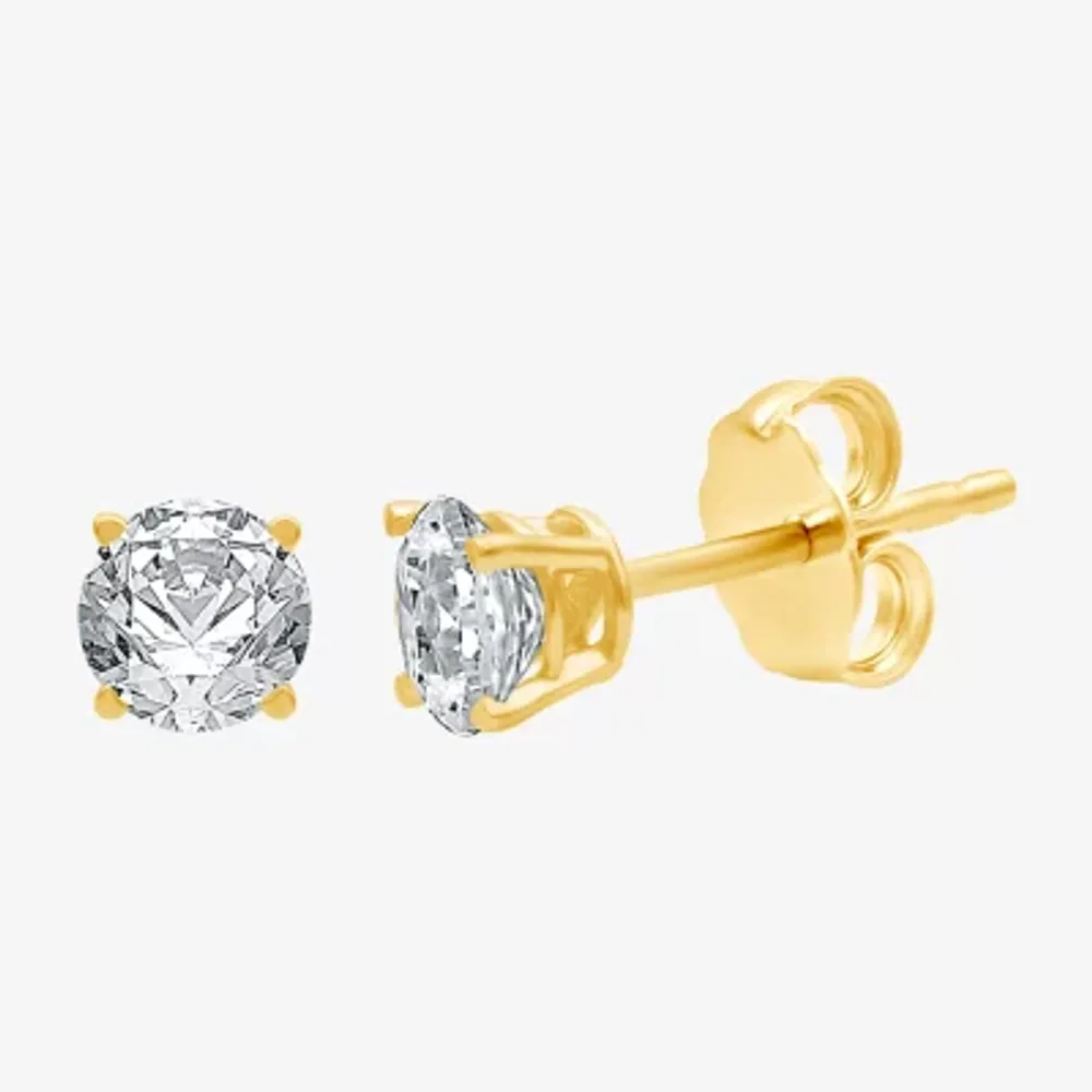 Ever Star (G / SI1-SI2) 1 CT. T.W. Lab Grown Diamond Stud Earring 10K Gold