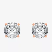 Ever Star 1 CT. T.W. Lab-Grown (G / SI1-SI2) Diamond Round Stud Earring 10K Gold