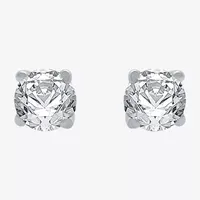 (G / SI1-SI2) Ever Star 1/4 CT. T.W. Lab Grown White Diamond 10K Gold 3.2mm Stud Earrings