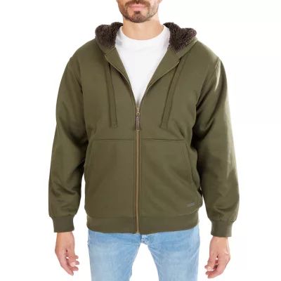 Smiths Workwear Sweater Fleece Mens Hooded Lined Midweight Jacket