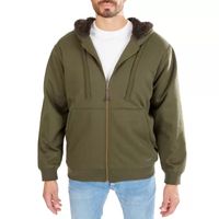 Smiths Workwear Sweater Fleece Mens Hooded Lined Midweight Jacket