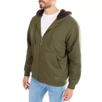 Smiths Workwear Sweater Fleece Mens Hooded Lined Midweight Jacket