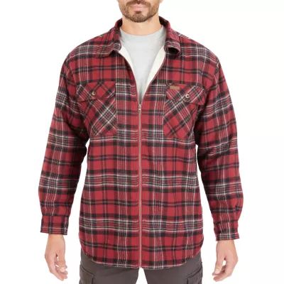Smiths Workwear Sherpa Lined Flannel Mens Midweight
