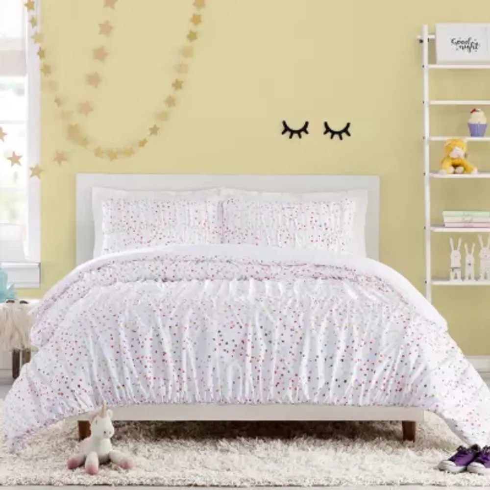 Urban Playground Iridescent Stars Embellished Comforter Set