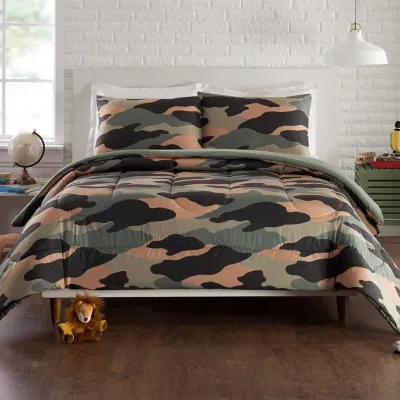 Urban Playground Covert Camo Reversible Comforter Set