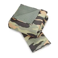 Urban Playground Covert Camo Reversible Quilt Set