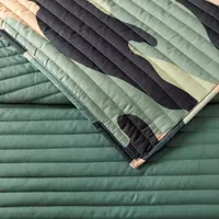 Urban Playground Covert Camo Reversible Quilt Set