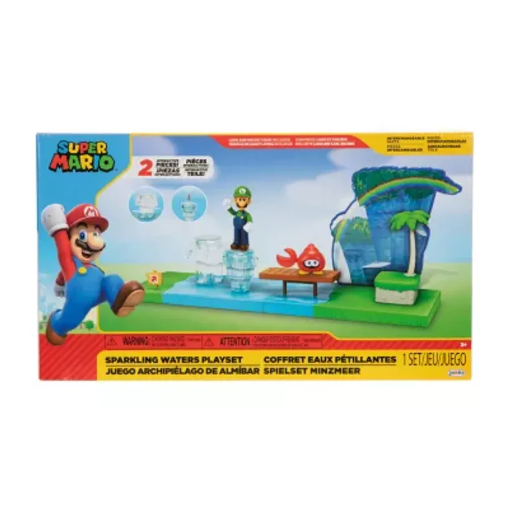 Nintendo "Nintendo 2.5"" Sparkling Waters Diorama" Super Mario Toy Playset