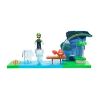 Nintendo "Nintendo 2.5"" Sparkling Waters Diorama" Super Mario Toy Playsets