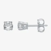 Classic Collection 1/4 CT. T.W. Mined White Diamond 10K Gold 3.2mm Stud Earrings