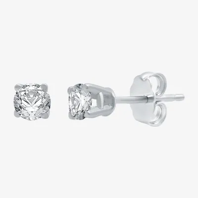 Classic Collection 1/4 CT. T.W. Mined White Diamond 10K Gold 3.2mm Stud Earrings