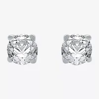 Classic Collection 1/4 CT. T.W. Mined White Diamond 10K Gold 3.2mm Stud Earrings