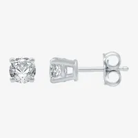 1/3 CT. T.W. Natural White Diamond 14K Gold 3.4mm Round Stud Earrings