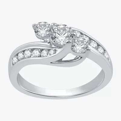 Love Lives Forever™ 1 CT.T.W. Natural Diamond 10K White Gold Ring