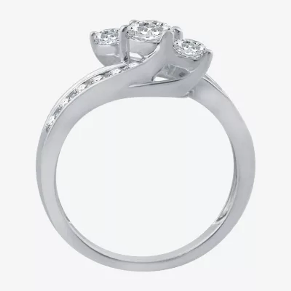 Love Lives Forever™ 1 CT.T.W. Natural Diamond 10K White Gold Ring