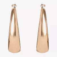 JS Jessica Simpson Gold Tone Hoop Earrings