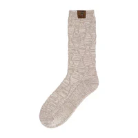 Bearpaw Diamond Texture 1 Pair Crew Socks Womens