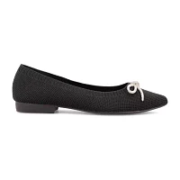 Mia Amore Womens Malinne Pointed Toe Ballet Flats