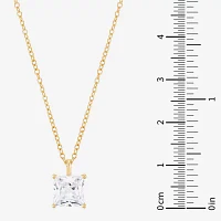 (H-I / Si1-Si2) Womens 2 CT. Lab Grown White Diamond 14K Gold Pendant Necklace