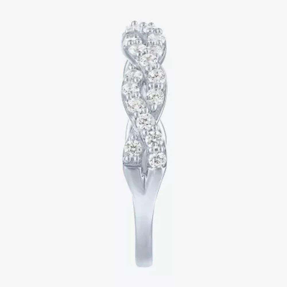 (G-H / I1-I2) 1/2 CT. T.W. Lab Grown White Diamond 10K Gold Wedding Band