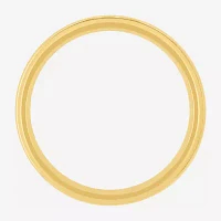 6MM 14K Gold Over Silver Wedding Band