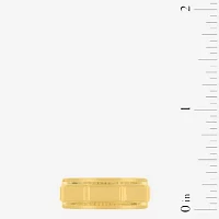 8MM 14K Gold Over Silver Wedding Band