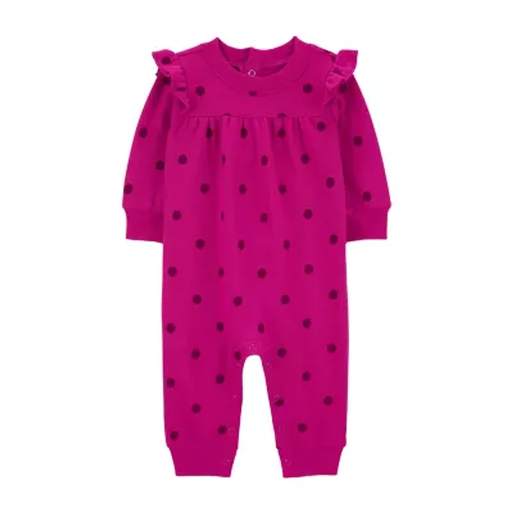 Carter's Baby Girls Long Sleeve Jumpsuit