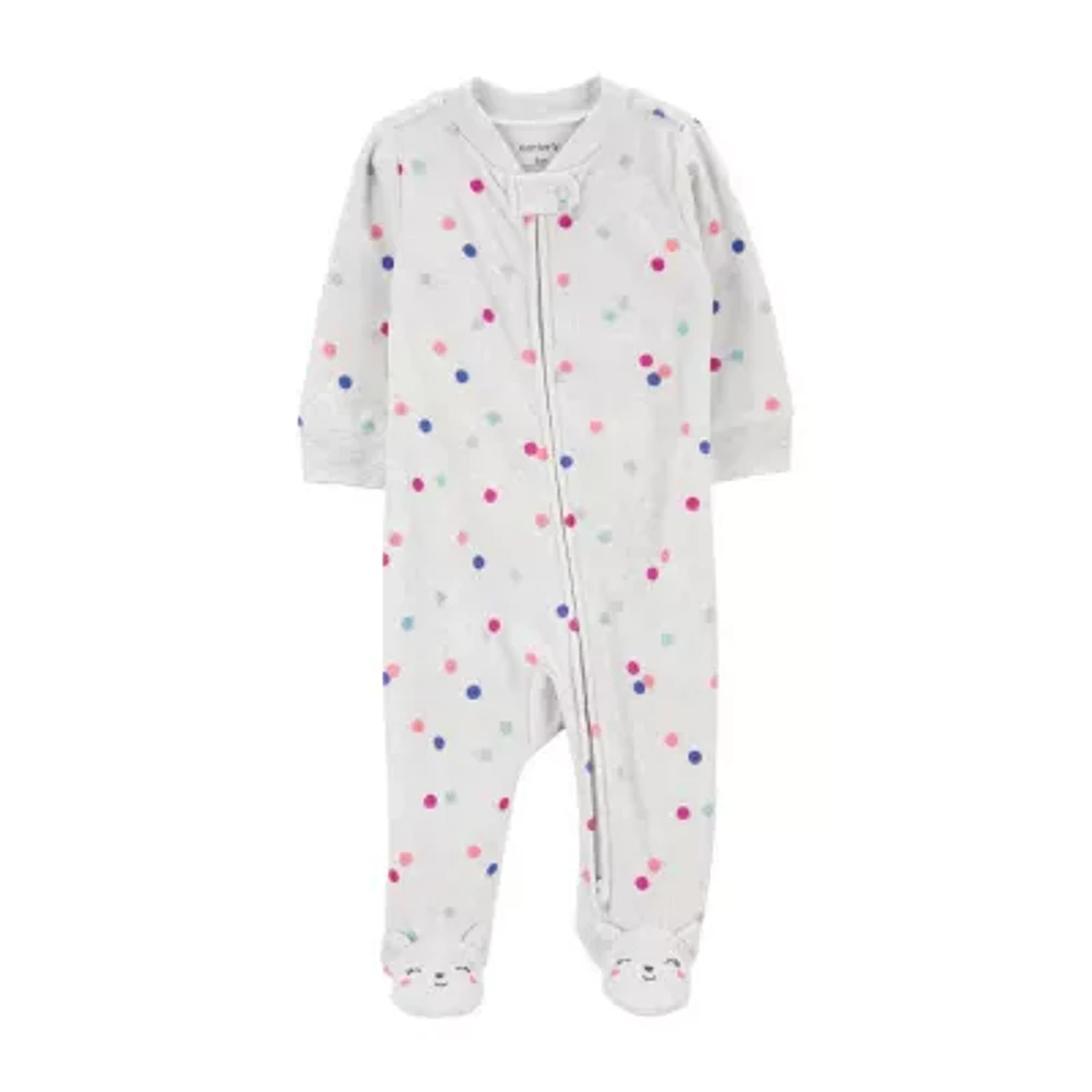 Carter's Baby Girls Microfleece Sleep and Play