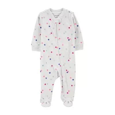 Carter's Baby Girls Microfleece Sleep and Play