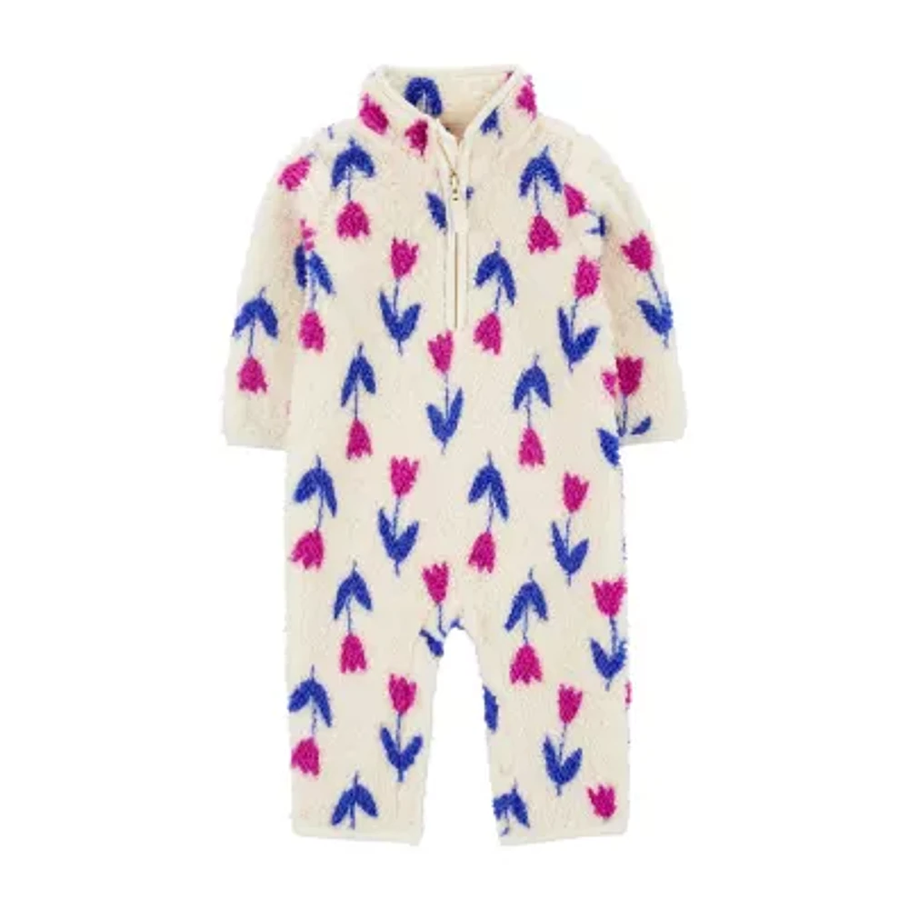 Carter's Baby Girls Long Sleeve Jumpsuit