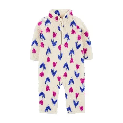 Carter's Baby Girls Long Sleeve Jumpsuit