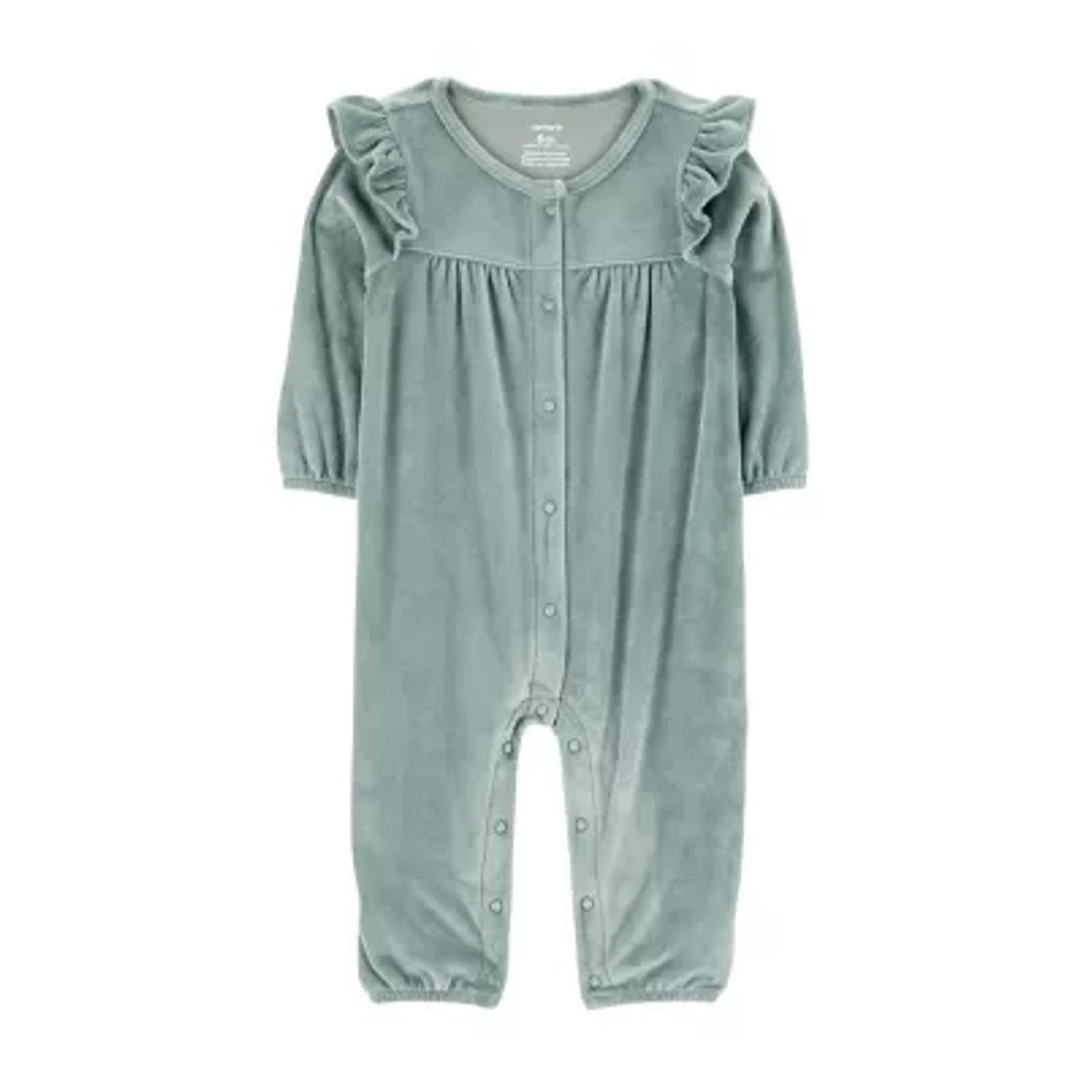 Carter's Baby Girls Long Sleeve Jumpsuit