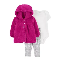 Carter's Baby Girls 3-pc. Pant Set