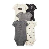 Carter's Baby Boys Crew Neck Short Sleeve Bodysuit