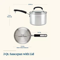 Farberware Brilliance Stainless Steel 3-qt. Sauce Pan