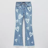 Vanilla Star Big Girls High Rise Flare Leg Jean