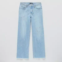 Vanilla Star Big Girls High Rise Wide Leg Jean