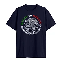 Mens Short Sleeve Hecho En Mexico Graphic T-Shirt