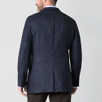 Stafford Mens Plaid Classic Fit Sport Coat