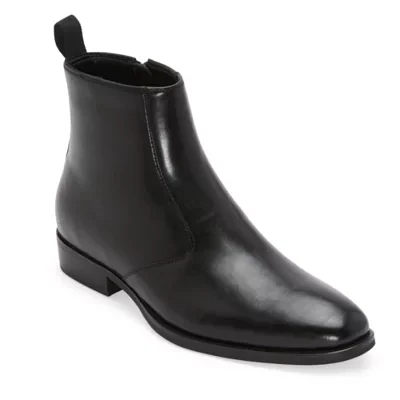 J. Ferrar Mens Valmar Flat Heel Dress Boots