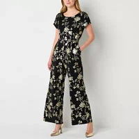 R & K Originals Womens Short Sleeve Jumpsuit