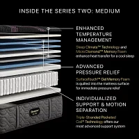 Beautyrest Black® Series Two 15.5" Medium Tight Top - Mattress Only