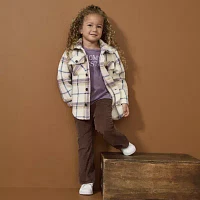 Okie Dokie Toddler & Little Girls Midweight Shirt Jacket