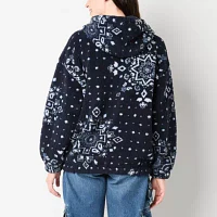 Arizona Juniors Womens Long Sleeve Zipper Hoodie