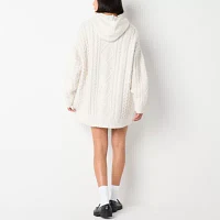 Arizona Juniors Hooded Sweater Dress