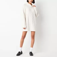 Arizona Juniors Hooded Sweater Dress