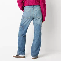 Arizona Juniors Womens Highest Rise Baggy Fit Jean